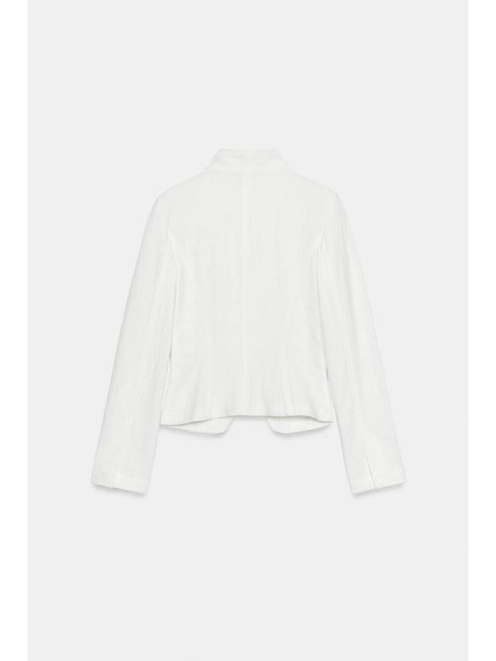 ZARA RAMIE BLEND WRAP JACKET - Picture 8 of 9